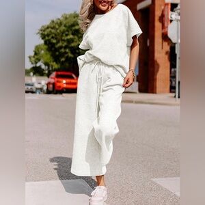 SHEWIN Women Two Piece Sets Business Casual Work Vacation Airport 2026 - L